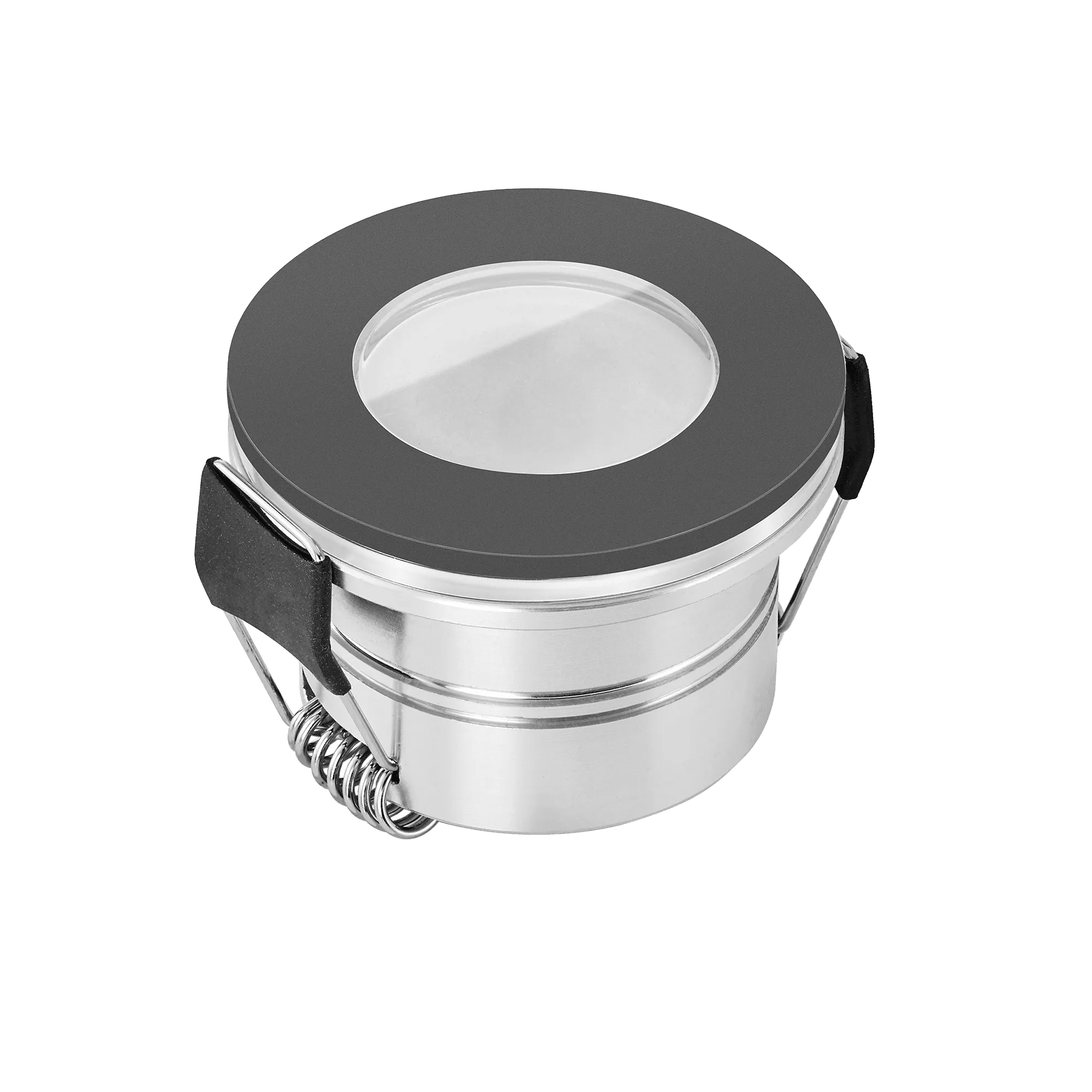 230V Alexa-Set | Mini-Einbaustrahler StarLED Sonne & Mond anthrazit | 3,3W statt 25W | leuchtet vorne & seitlich | Terrasse & Wohnbereich IP44 – Bild 2